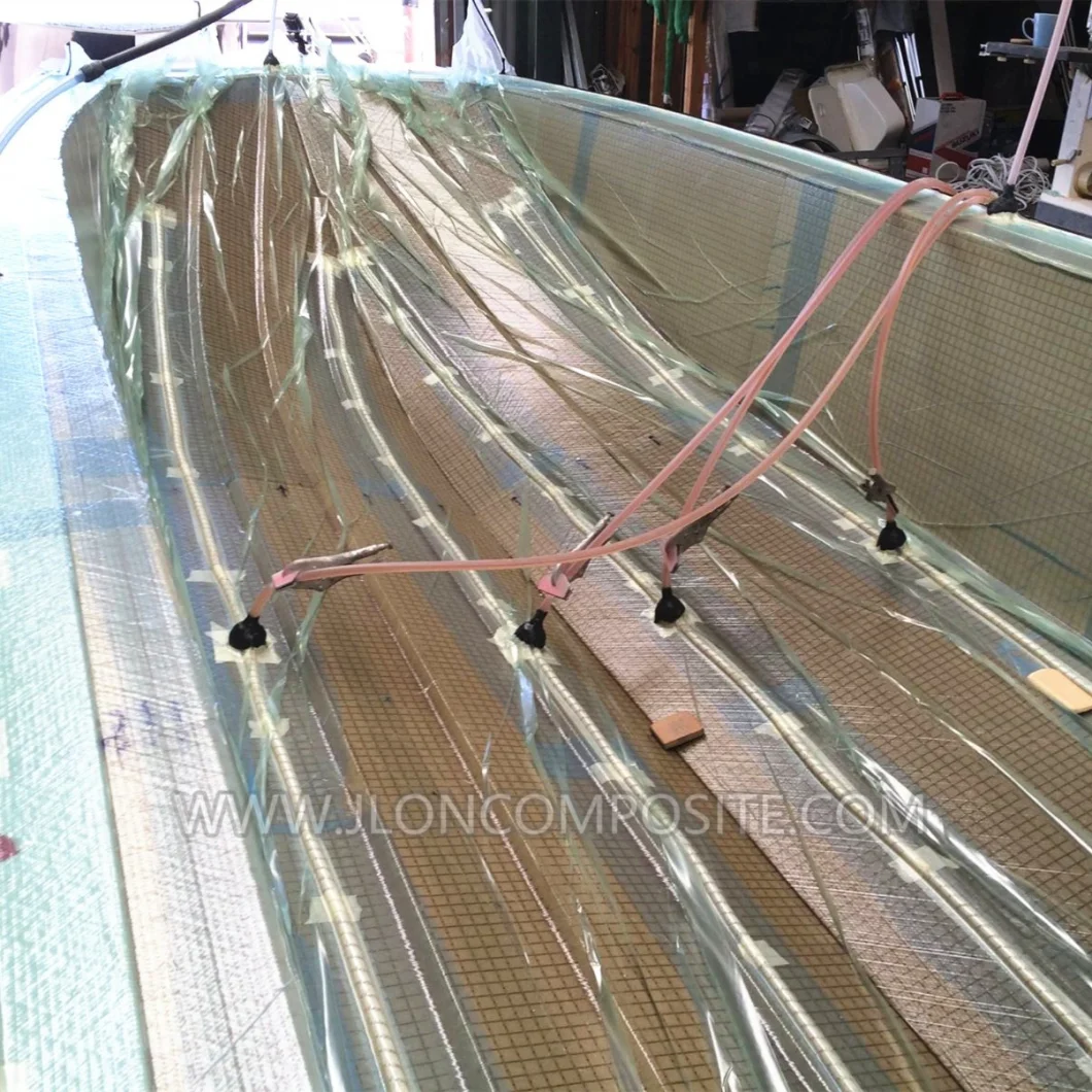 Center Fold Vacuum Bagging Film for FRP Boat Build