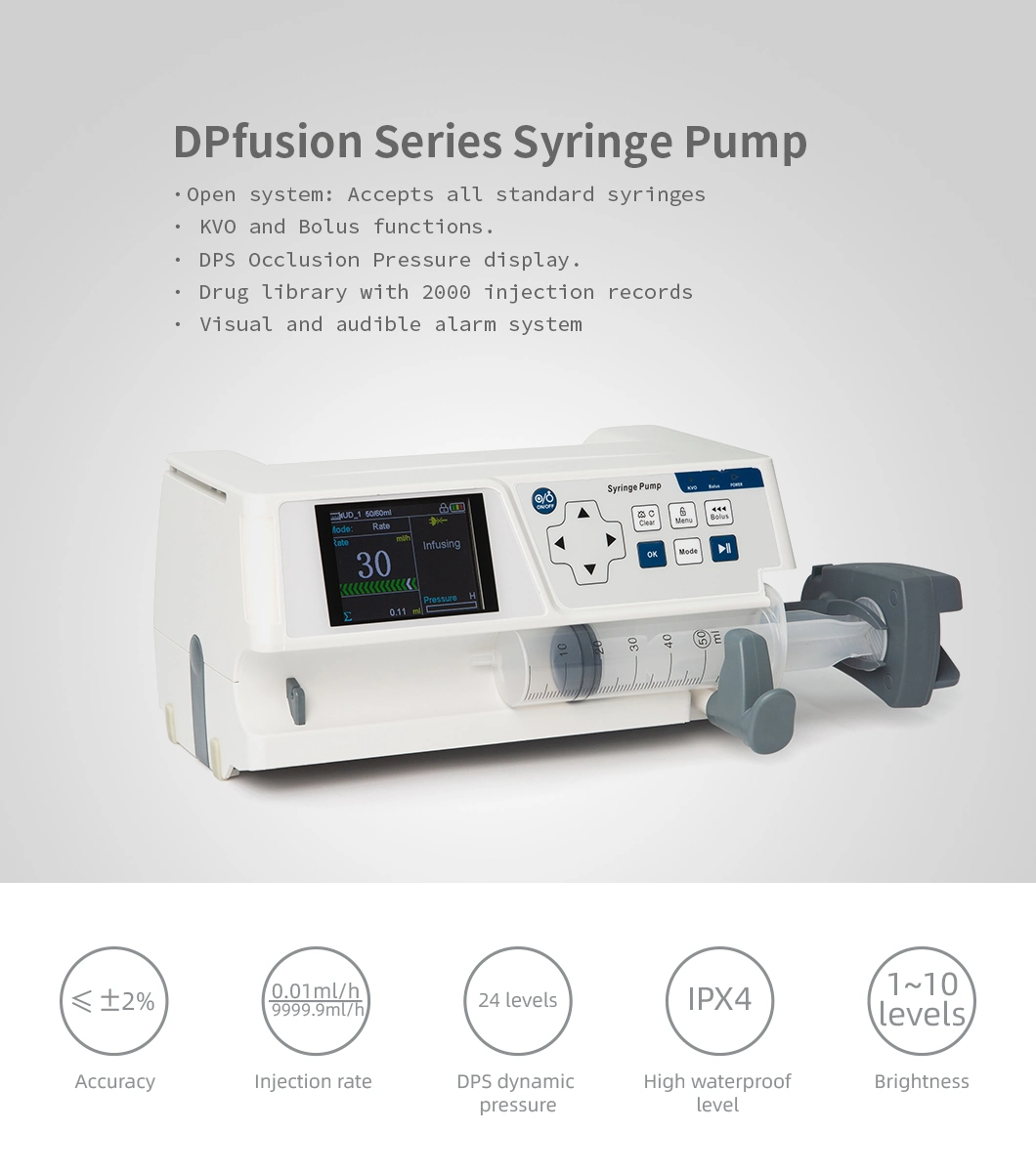 High Quality Battery Operated Syringe Pump Electric Infusion Vacuum Pump